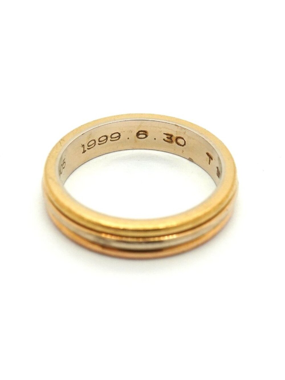 Cartier Ring Vendome 18k Yellow Gold 18k White Pink - Picture 6 of 12